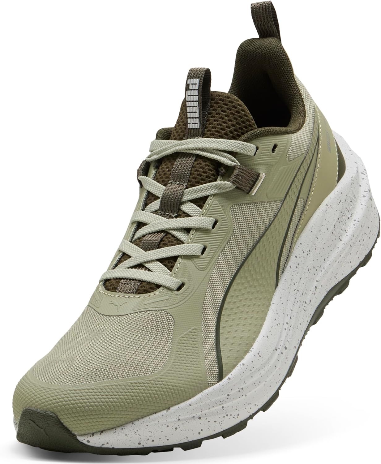 image:imagePuma Mens Flare Pro Trail Running ShoesDark Olivelux Armydesert Dust