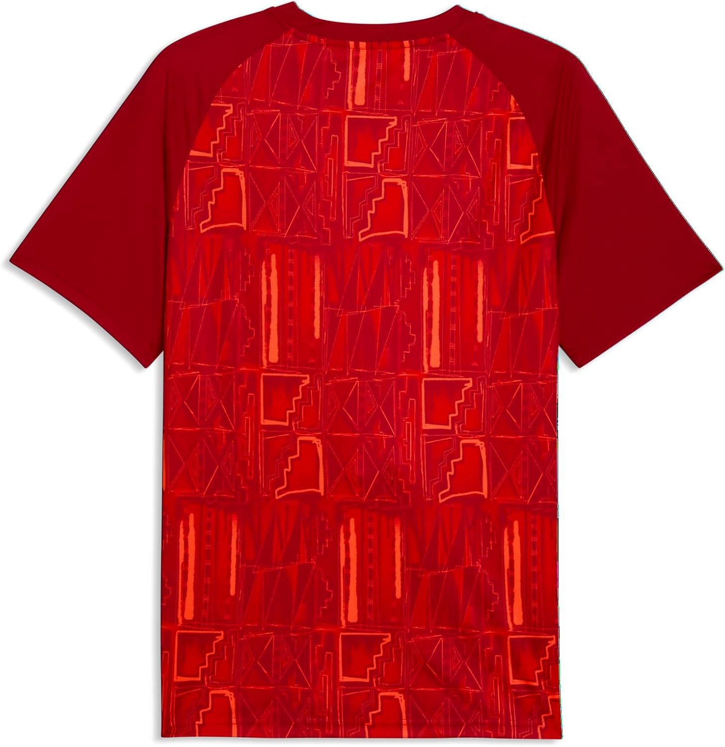 image:imagePuma Mens Ghana FA Warm Up JerseyDark Crimsonpuma Red