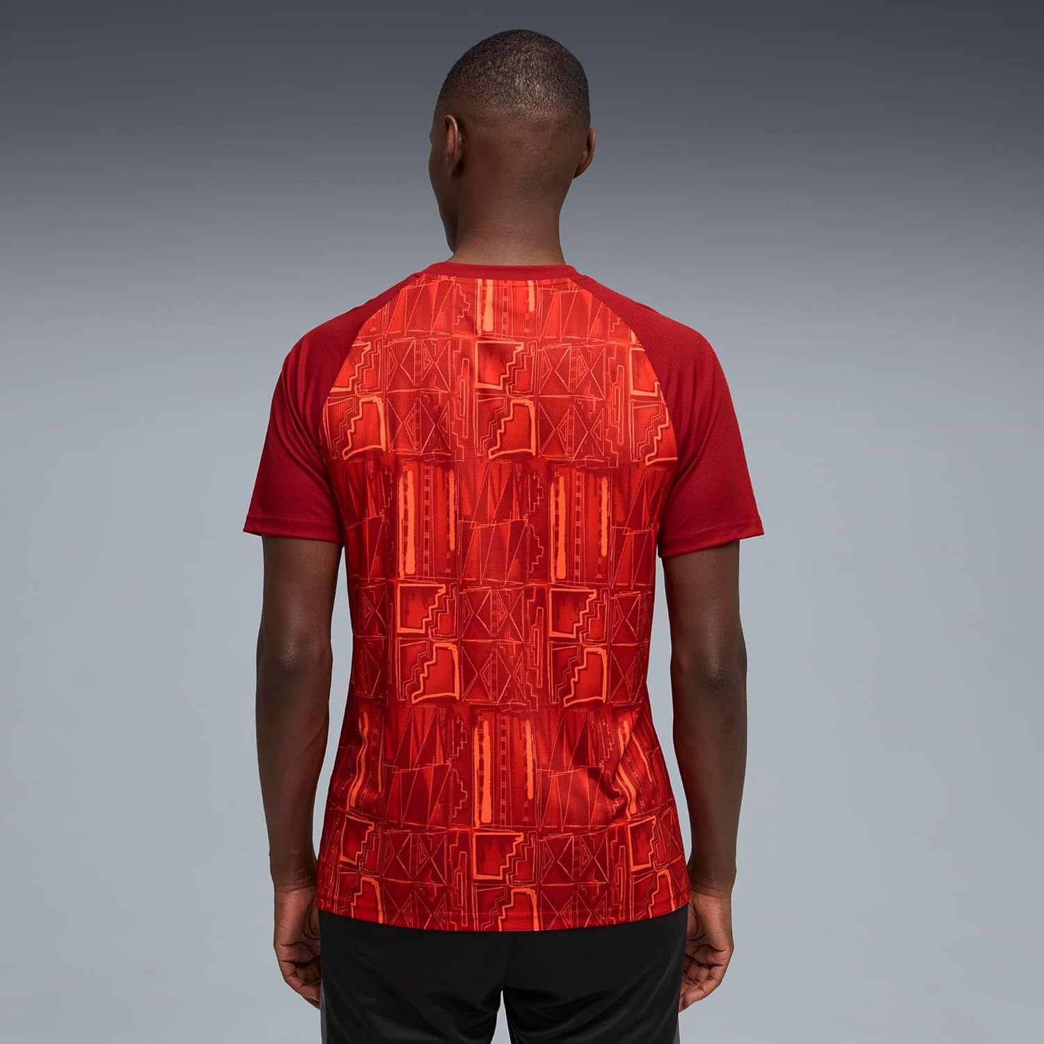 image:imagePuma Mens Ghana FA Warm Up JerseyDark Crimsonpuma Red