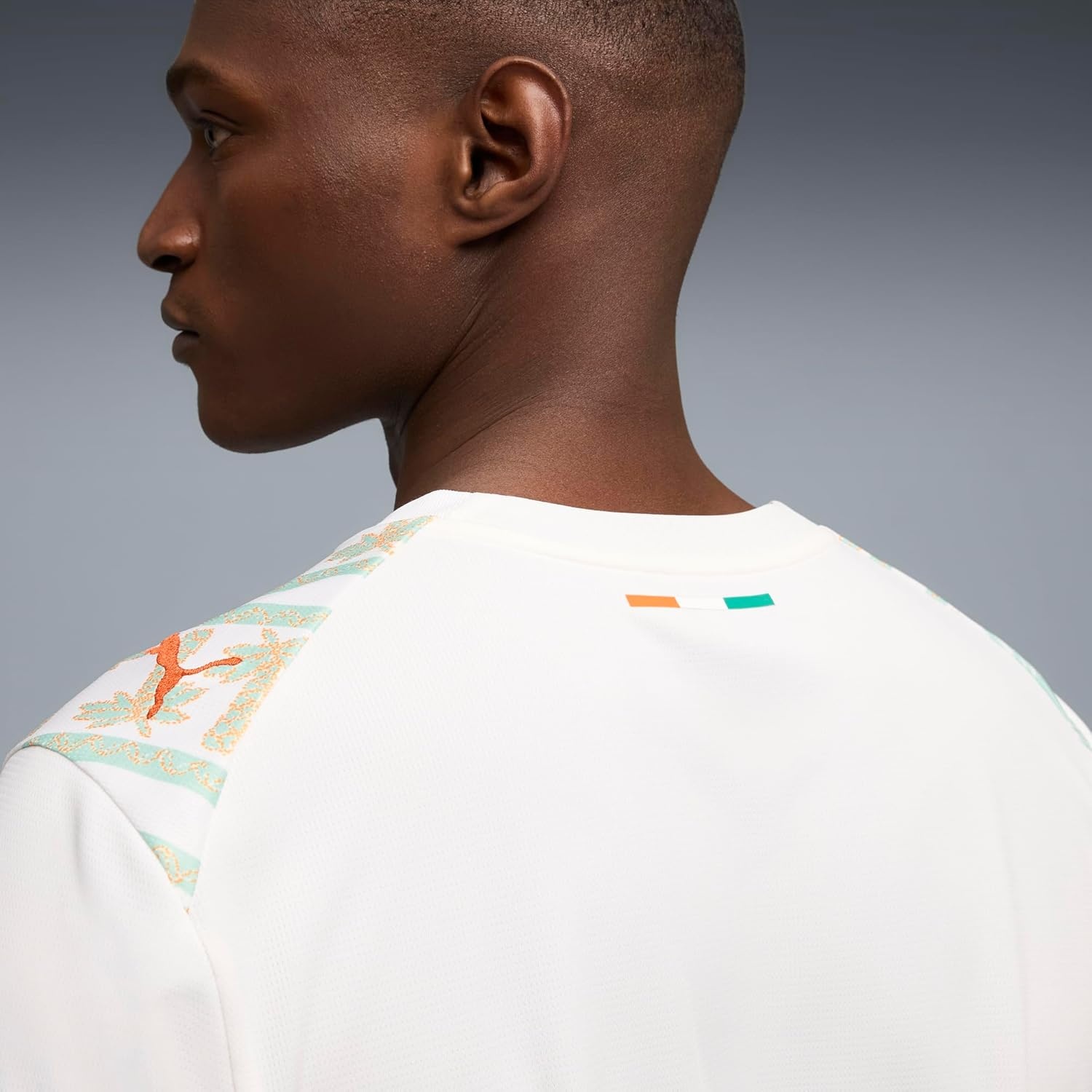 image:imagePuma Mens Kenya Ivory Coast Away Jersey ReplicaPuma Whitewarm Chestnut