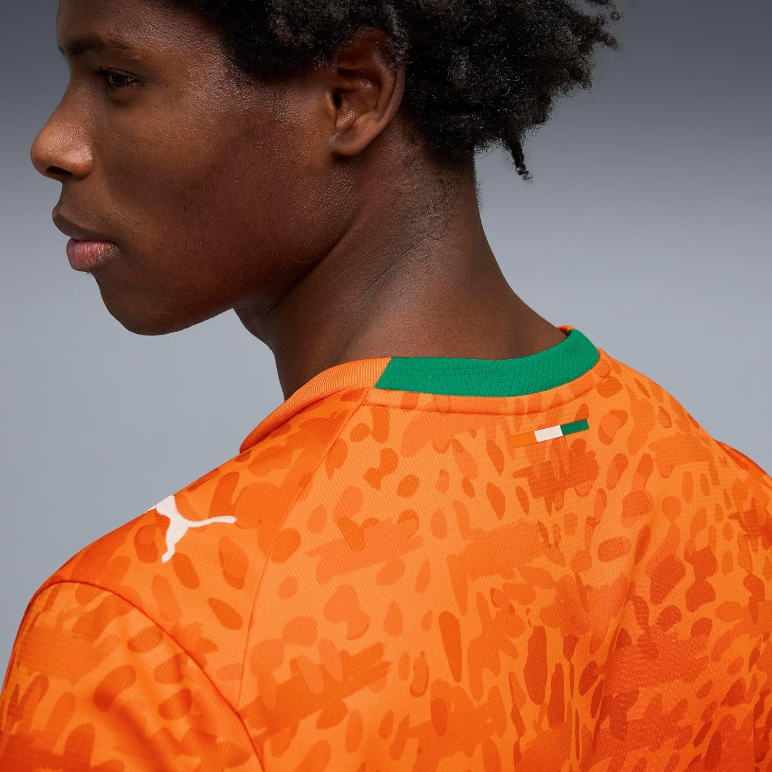 image:imagePuma Mens Kenya Ivory Coast Home Jersey ReplicaRickie Orangesport Green