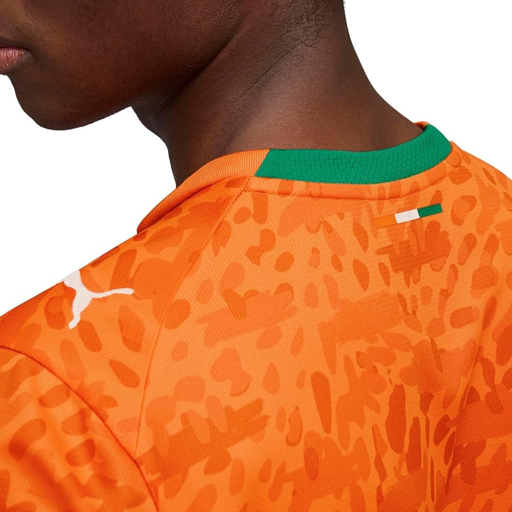 image:imagePuma Mens Kenya Ivory Coast Home Jersey ReplicaRickie Orangesport Green