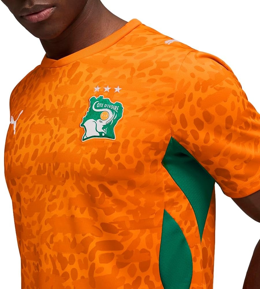 image:imagePuma Mens Kenya Ivory Coast Home Jersey ReplicaRickie Orangesport Green