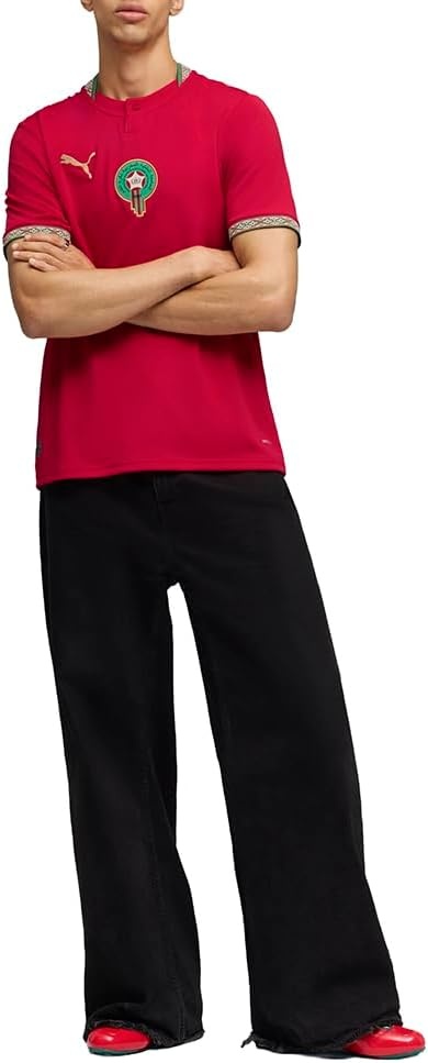 image:imagePuma Mens Morocco FA Home Jersey ReplicaFast Redvictory Gold