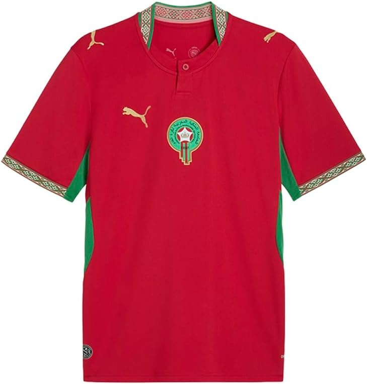 image:imagePuma Mens Morocco FA Home Jersey ReplicaFast Redvictory Gold