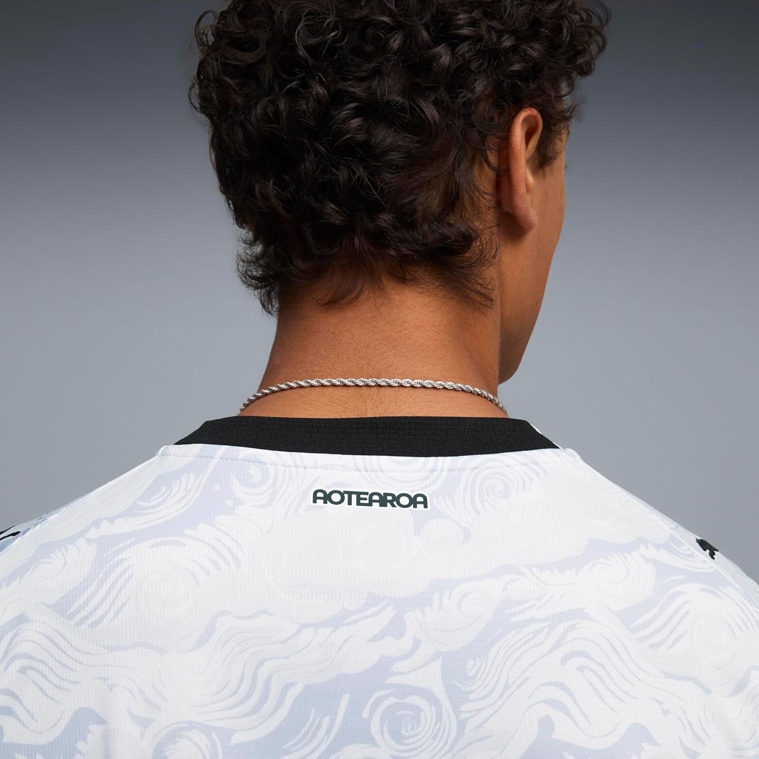 image:imagePuma Mens New Zealand Away Jersey ReplicaPuma Whitesilver Mist