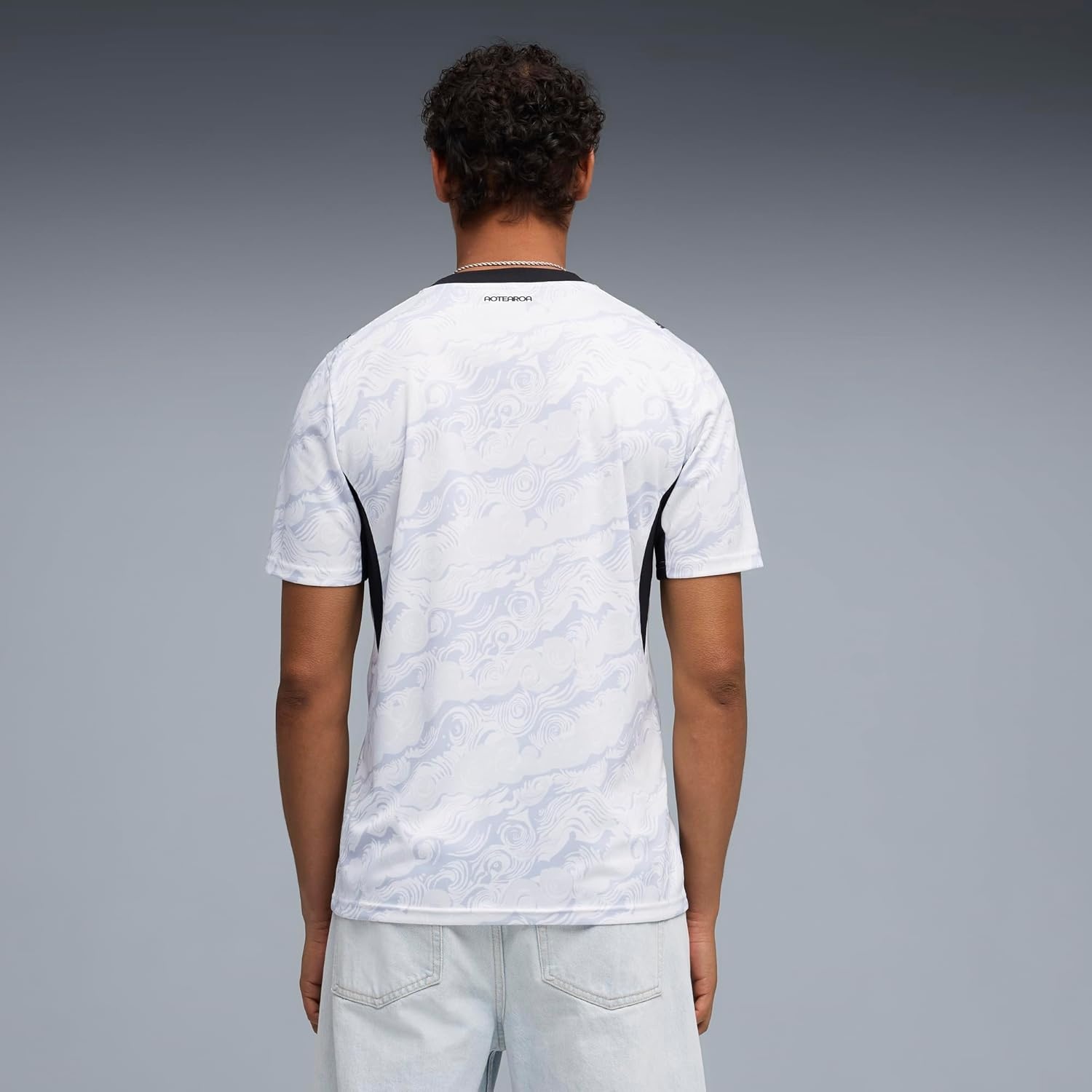 image:imagePuma Mens New Zealand Away Jersey ReplicaPuma Whitesilver Mist