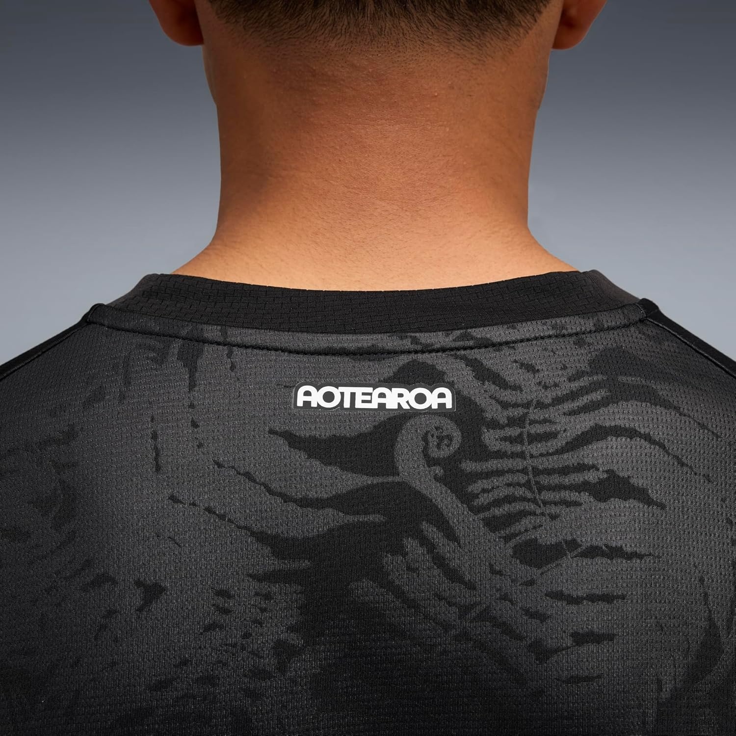 image:imagePuma Mens New Zealand Home Jersey ReplicaPuma Blackpuma Silver