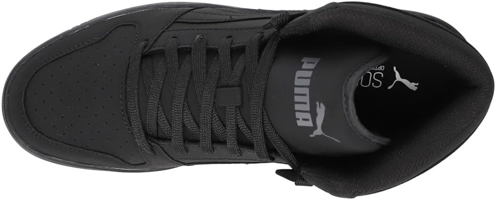 image:imagePuma Mens Puma Rebound Layup NubuckNubuck Puma Blackpuma Blackcastlerock