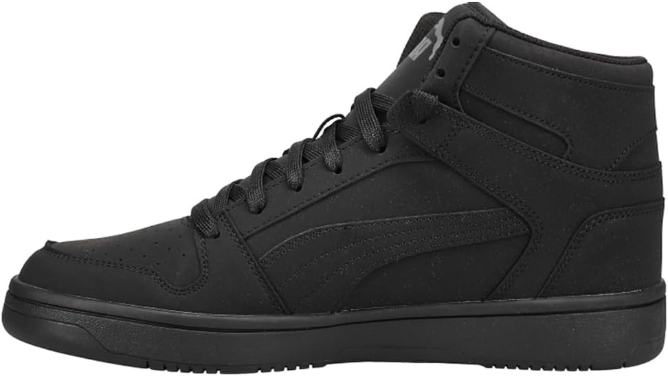image:imagePuma Mens Puma Rebound Layup NubuckNubuck Puma Blackpuma Blackcastlerock