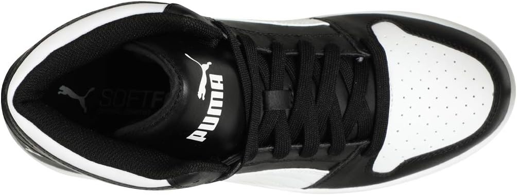 image:imagePuma Mens Rebound Layup Mid ShoesBlack Puma Blackpuma White 01