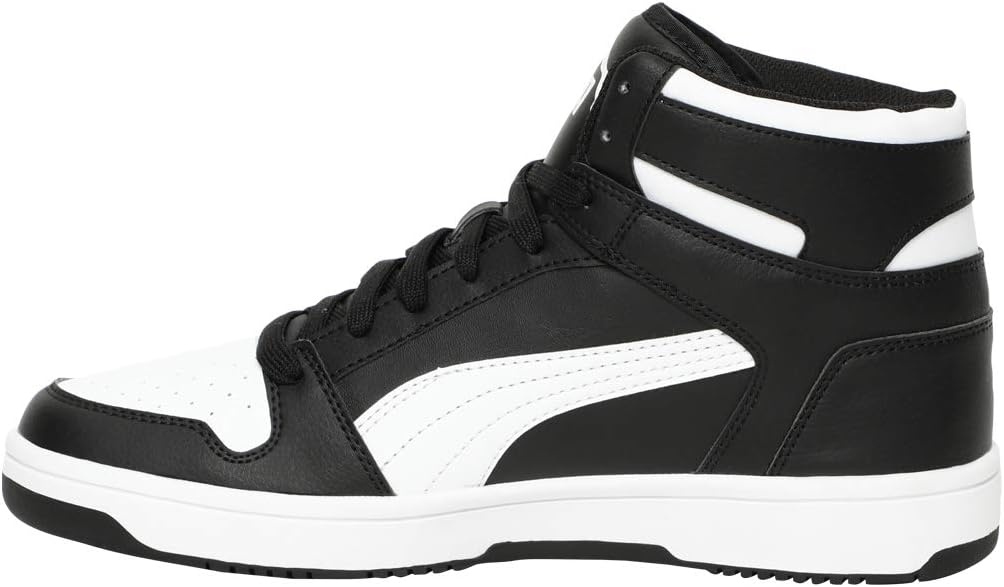 image:imagePuma Mens Rebound Layup Mid ShoesBlack Puma Blackpuma White 01