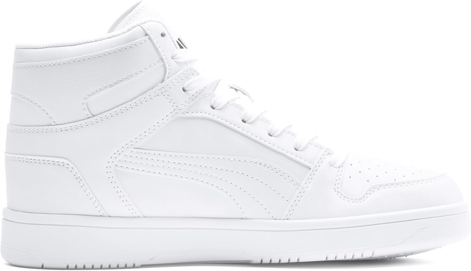 image:imagePuma Mens Rebound Layup Mid ShoesWhite Puma Whitepuma Black 03