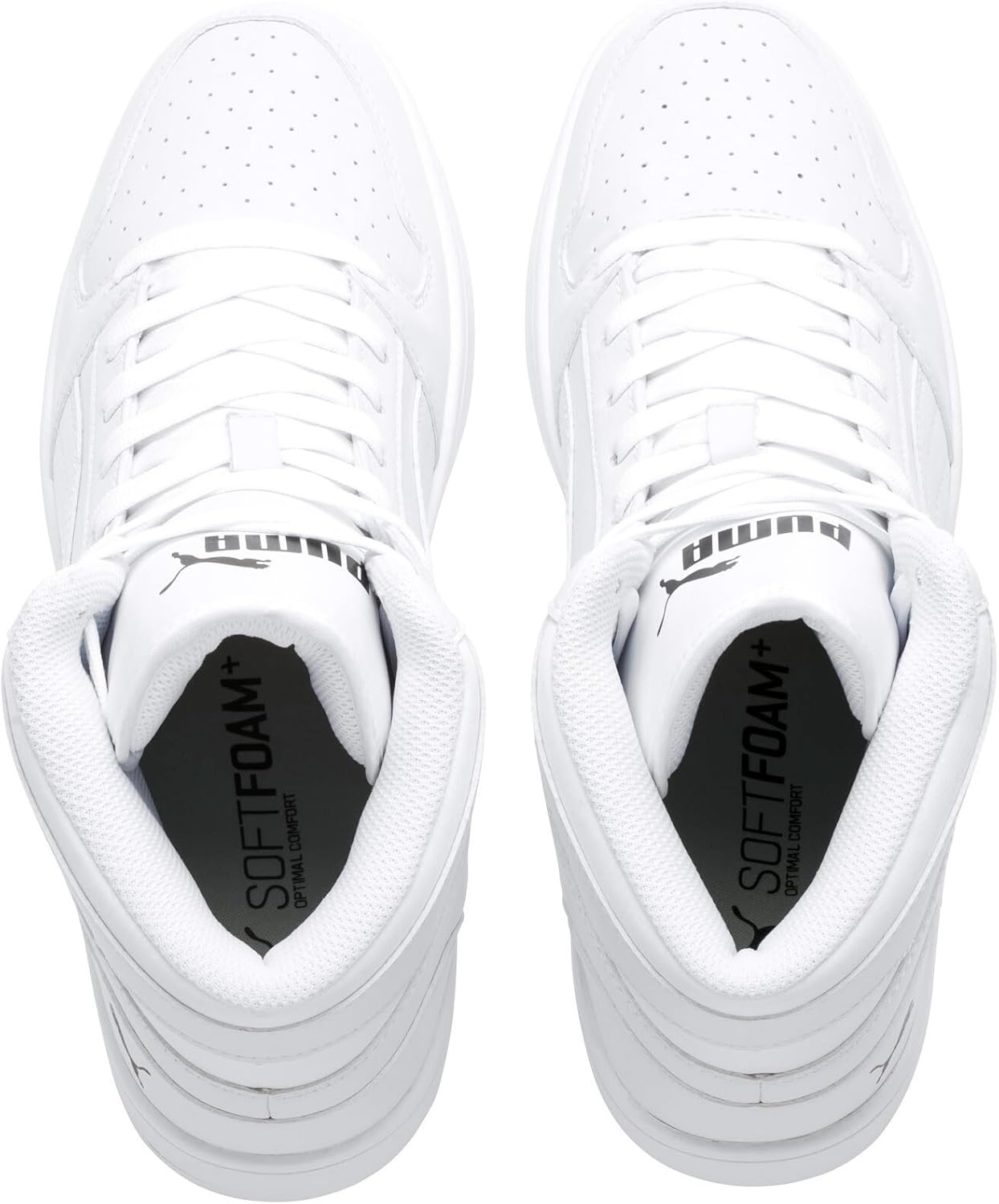 image:imagePuma Mens Rebound Layup Mid ShoesWhite Puma Whitepuma Black 03