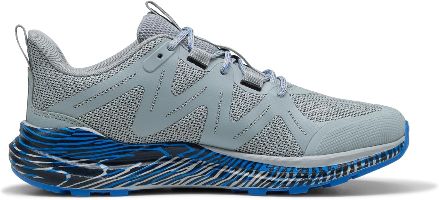image:imagePuma Mens Reflect Lite TrailSneakerCool Mid Grayvivid Blue