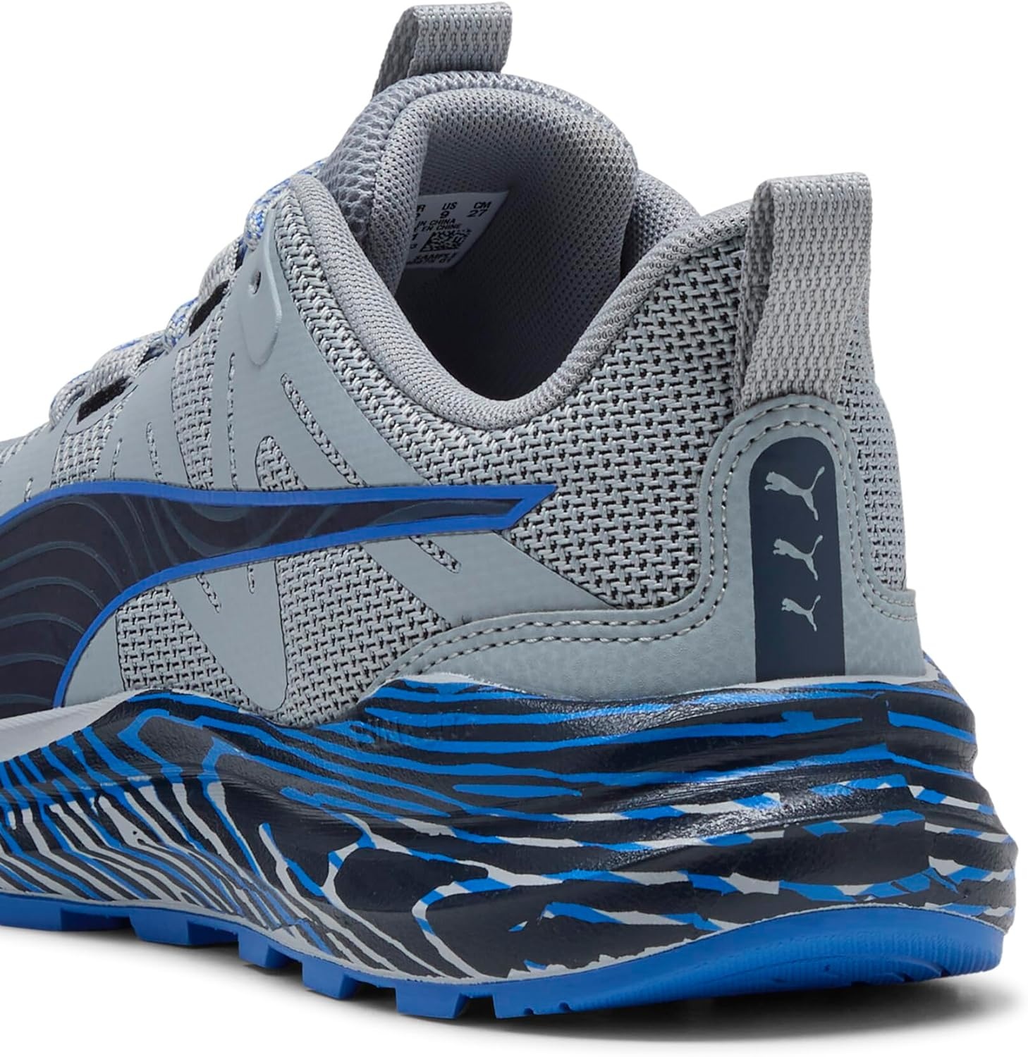 image:imagePuma Mens Reflect Lite TrailSneakerCool Mid Grayvivid Blue
