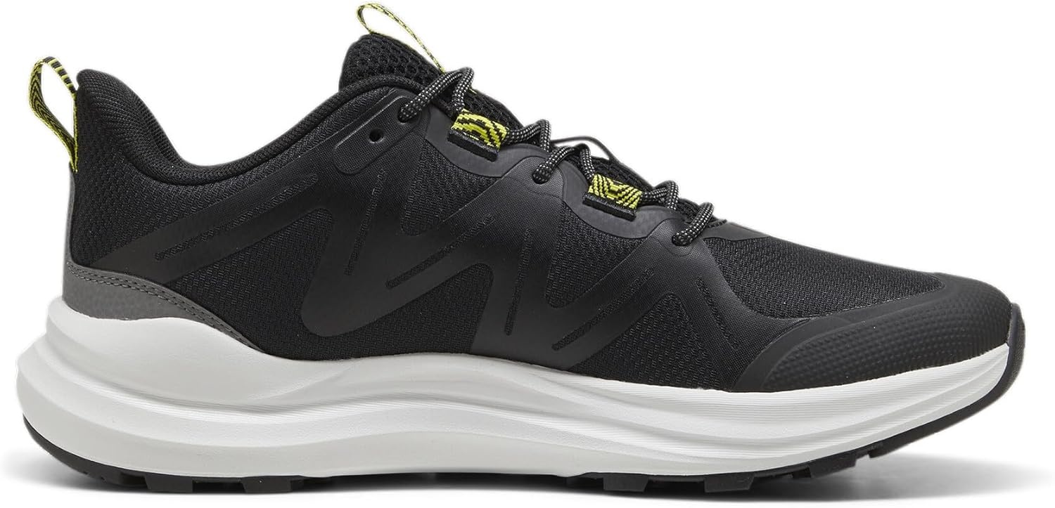 image:imagePuma Mens Reflect Lite TrailSneakerPuma Blackcool Dark Graylime Pow