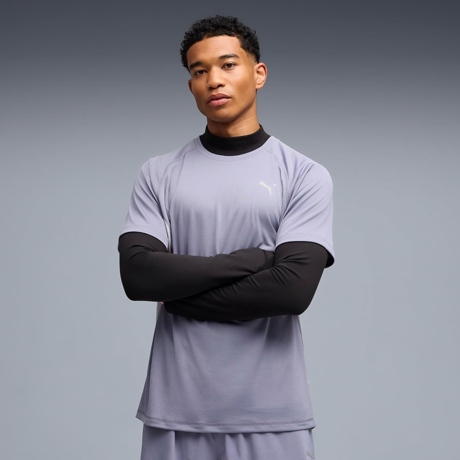 image:imagePuma Mens Run Favorite TShirtGray Sky