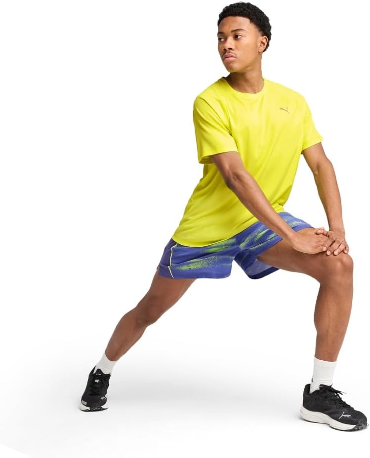 image:imagePuma Mens Run Favorite TShirtLemon Sherbert Ss25