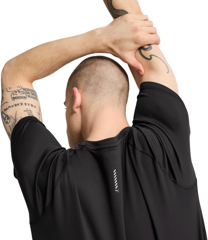 image:imagePuma Mens Run Favorite TShirtPuma Black Ss25