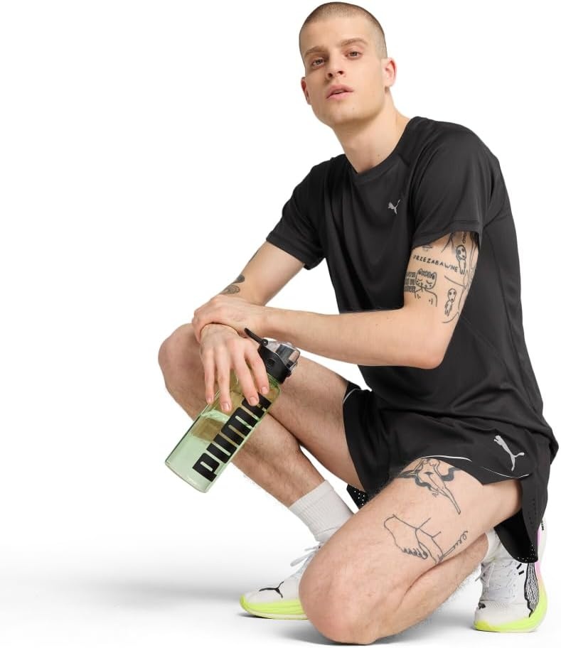 image:imagePuma Mens Run Favorite TShirtPuma Black Ss25