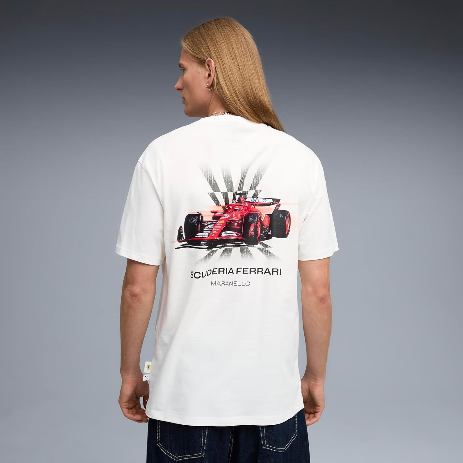 image:imagePuma Mens Scuderia Ferrari Car Graphic TShirtPuma White