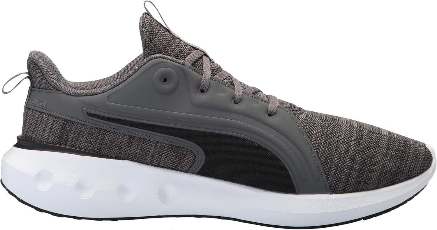 image:imagePuma Mens Softride CarsonKnitcool Dark Graypuma Black