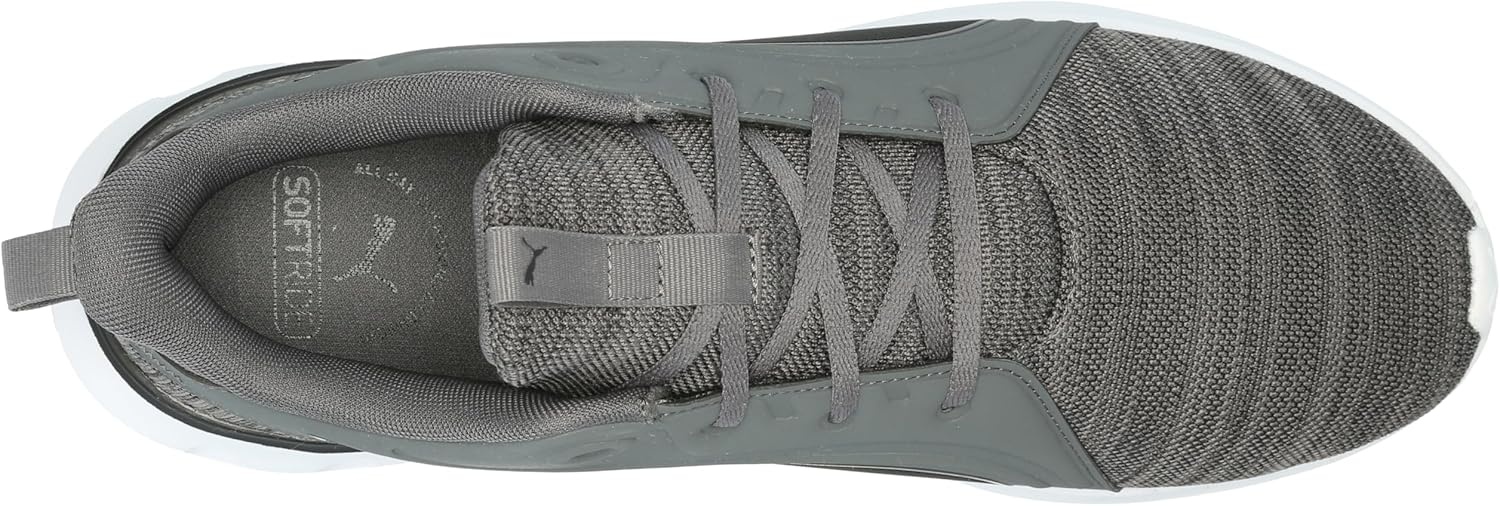 image:imagePuma Mens Softride CarsonKnitcool Dark Graypuma Black