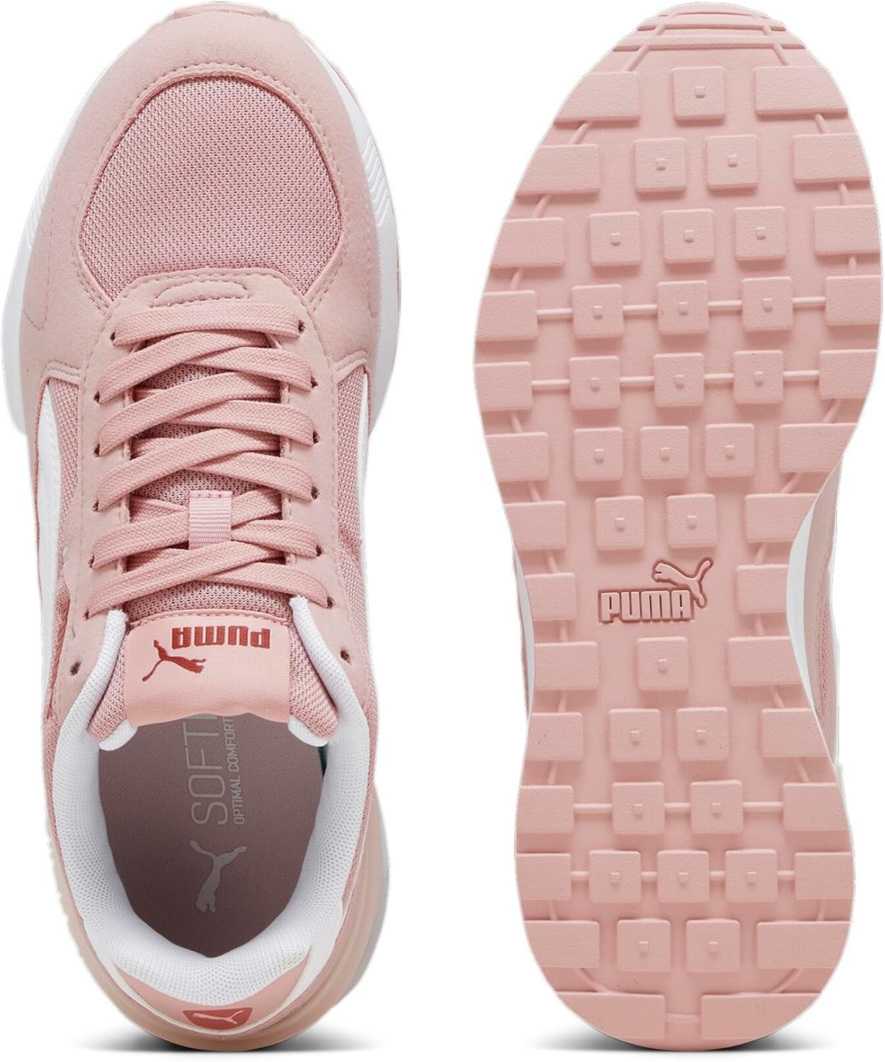 image:imagePuma Mens Softride Enzo EvoSneakerFuture Pink White Astro Red