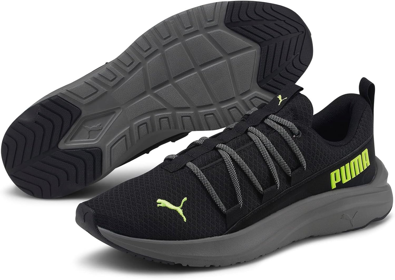 image:imagePuma Mens Softride One4all Cross TrainerBlackcastlerocklime Squeeze