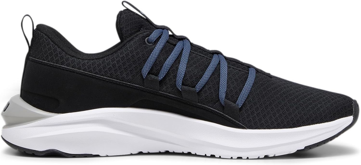 image:imagePuma Mens Softride One4all Cross TrainerBlackinky Bluewhiteconcrete Gray