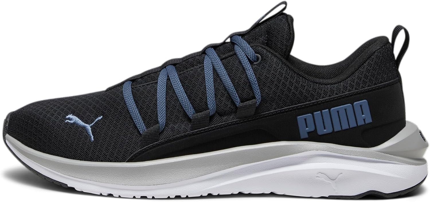 image:imagePuma Mens Softride One4all Cross TrainerBlackinky Bluewhiteconcrete Gray