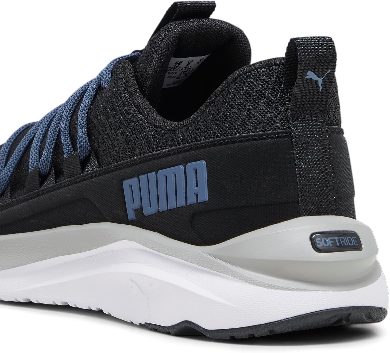 image:imagePuma Mens Softride One4all Cross TrainerBlackinky Bluewhiteconcrete Gray