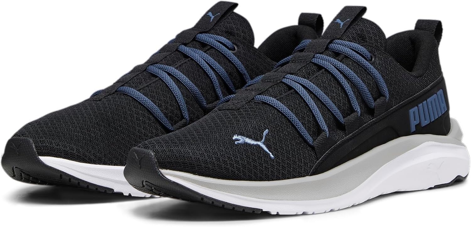 image:imagePuma Mens Softride One4all Cross TrainerBlackinky Bluewhiteconcrete Gray