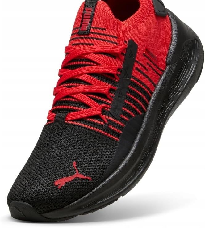 image:imagePuma Mens Softride Symmetry Fuzion Running Shoes24 FallWinter Colors Puma Blackfor All Time RedPuma White 03