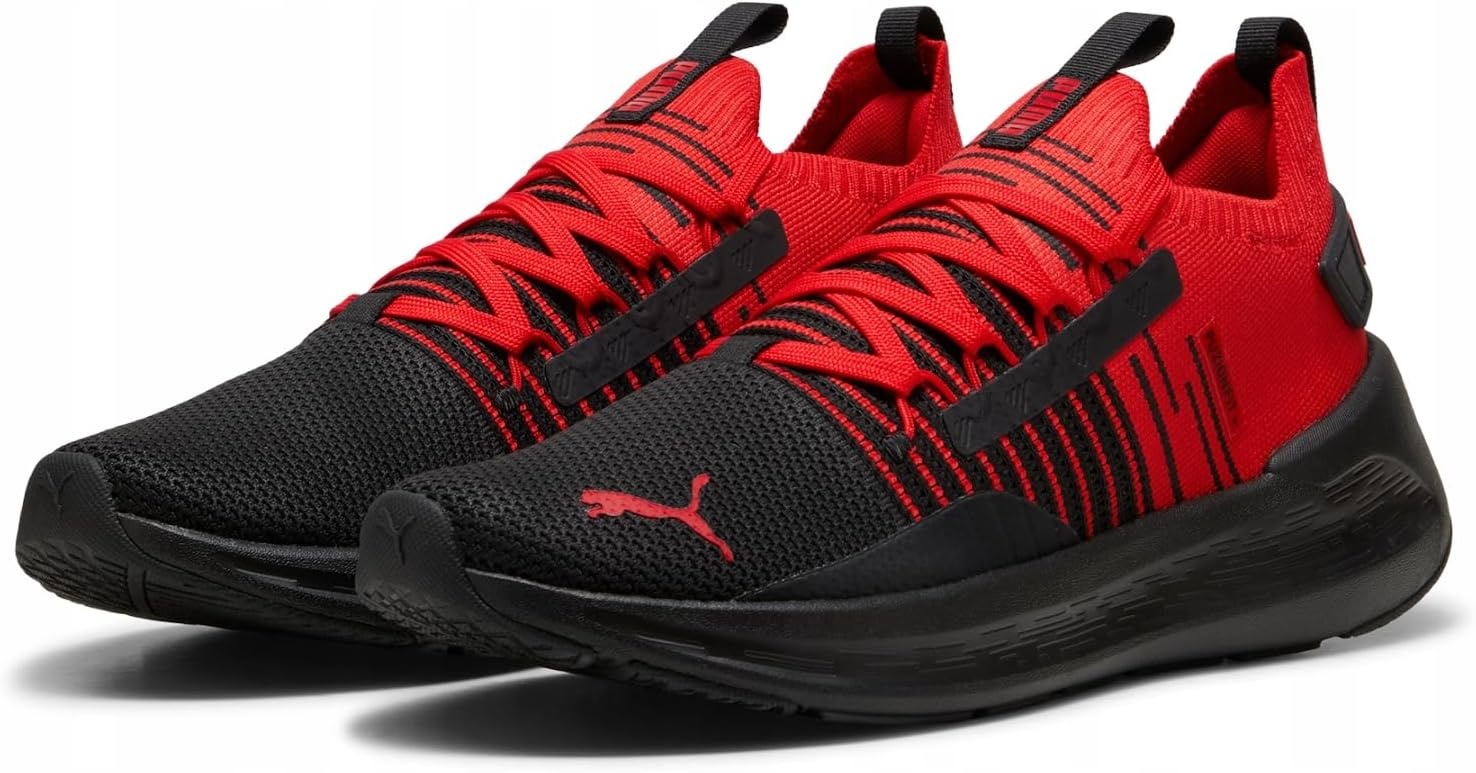 image:imagePuma Mens Softride Symmetry Fuzion Running Shoes24 FallWinter Colors Puma Blackfor All Time RedPuma White 03