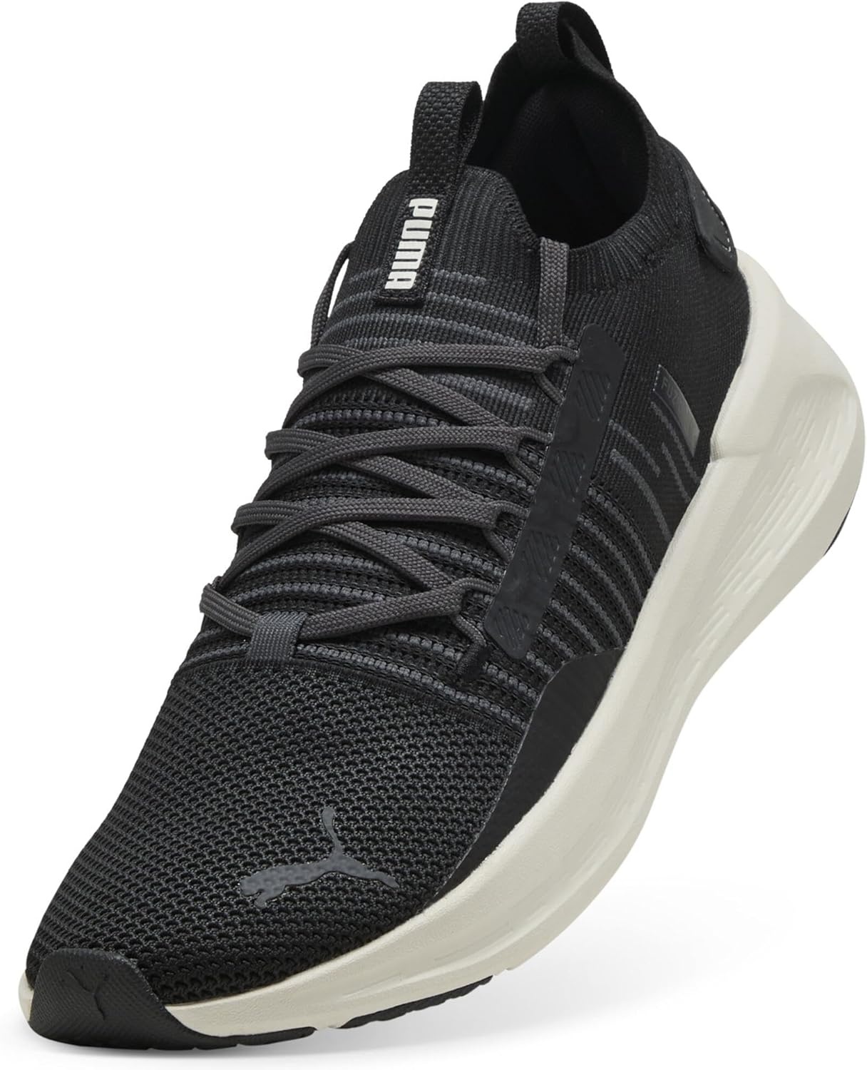 image:imagePuma Mens Softride Symmetry Fuzion Running Shoes25 AutumnWinter Color Puma Black Dusky Gray Vapor Gray 10