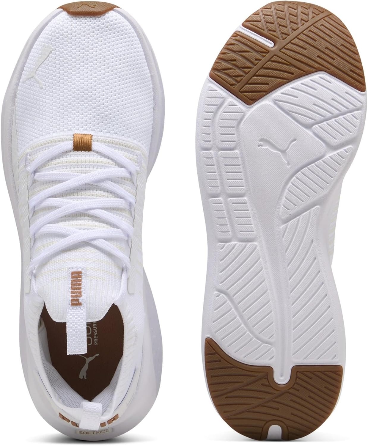 image:imagePuma Mens Softride Symmetry Fuzion Running Shoes25 Fall Winter Color Puma White Vapor Gray Gum 07