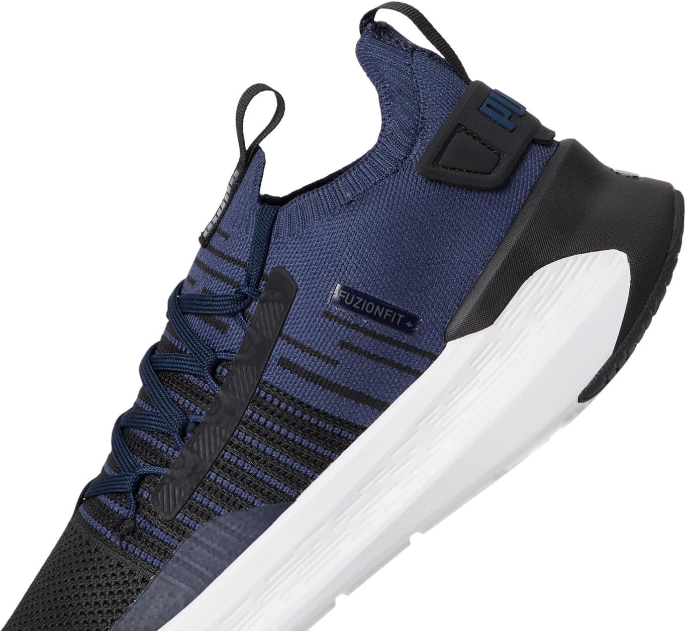 image:imagePuma Mens Softride Symmetry Fuzion Running ShoesBlackclub Navywhite Ah25