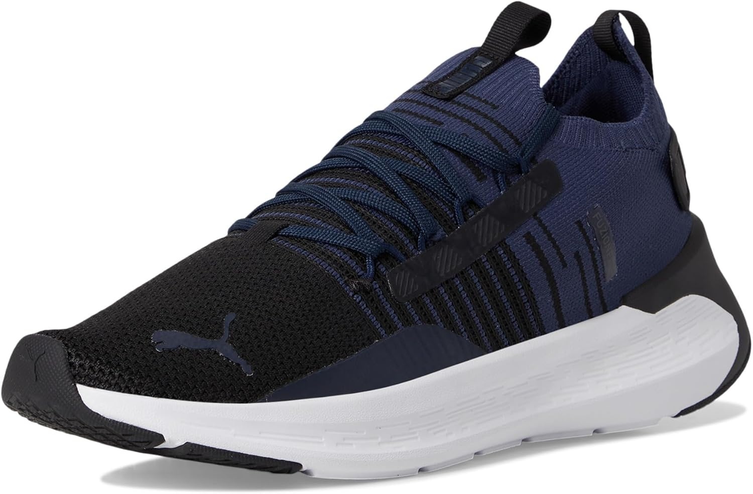 image:imagePuma Mens Softride Symmetry Fuzion Running ShoesBlackclub Navywhite Ah25