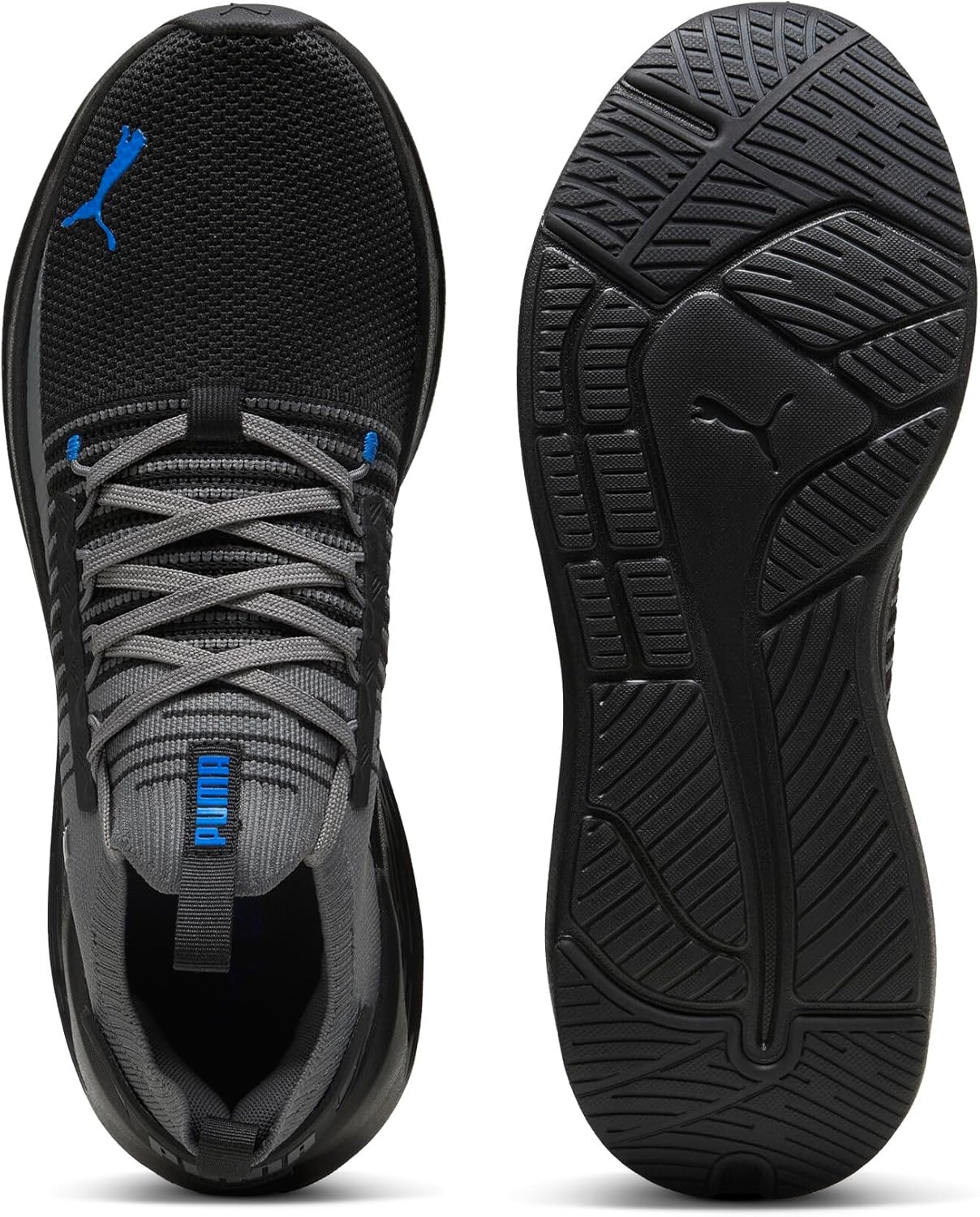 image:imagePuma Mens Softride Symmetry Fuzion Running ShoesBlackcool Dark Grayteam Royal