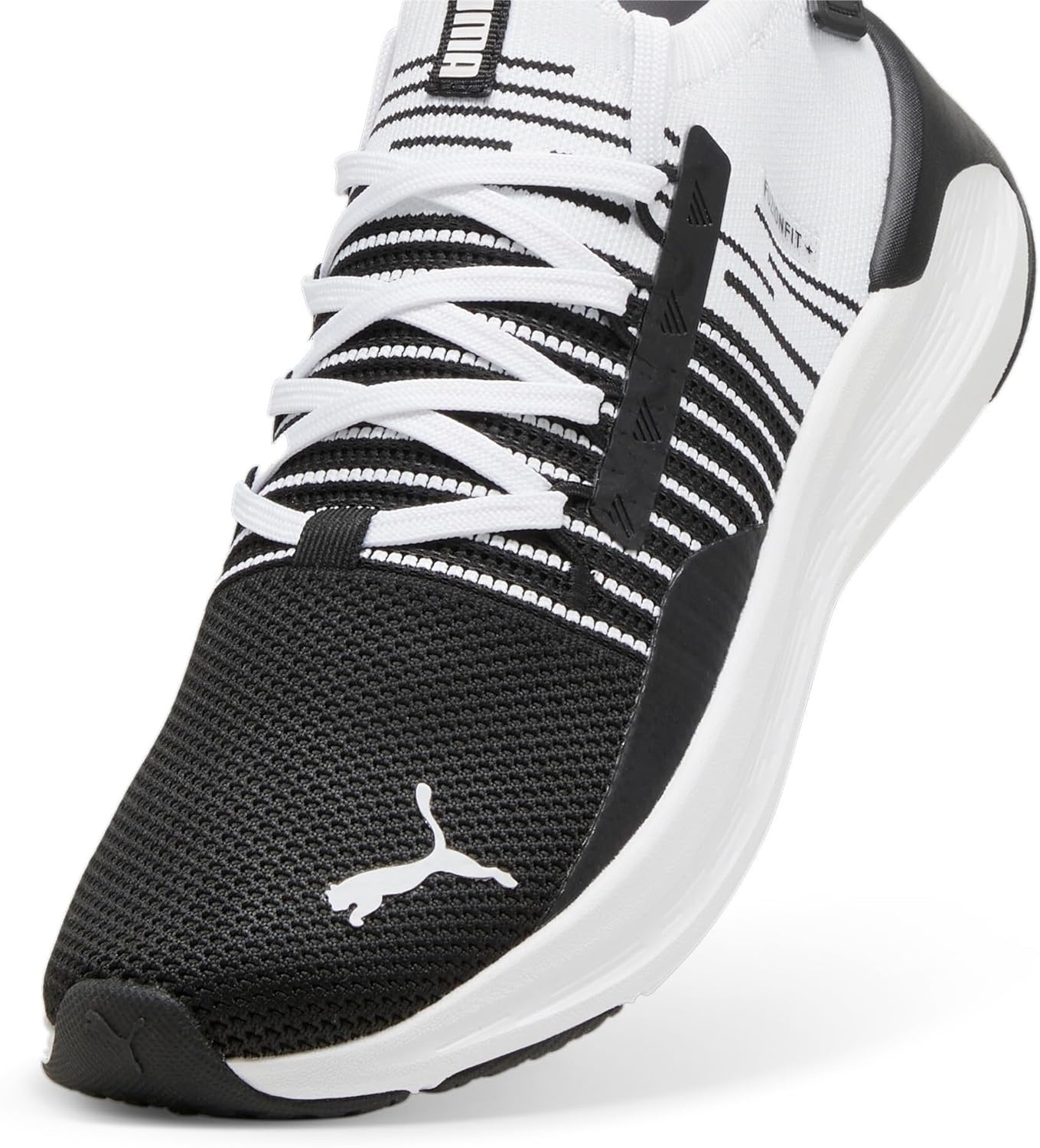 image:imagePuma Mens Softride Symmetry Fuzion Running ShoesBlackcool Dark Graywhite