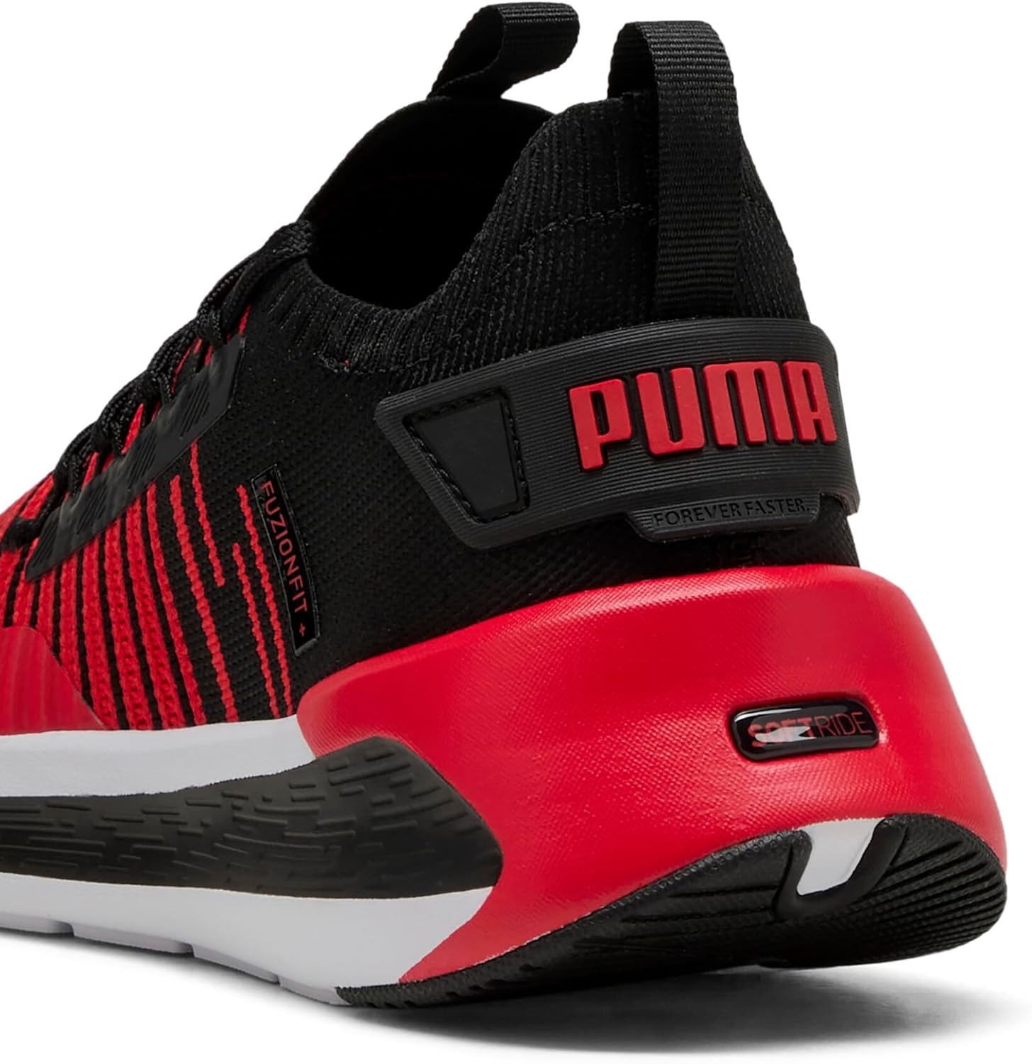 image:imagePuma Mens Softride Symmetry Fuzion Running ShoesFor All Time Redblackwhite