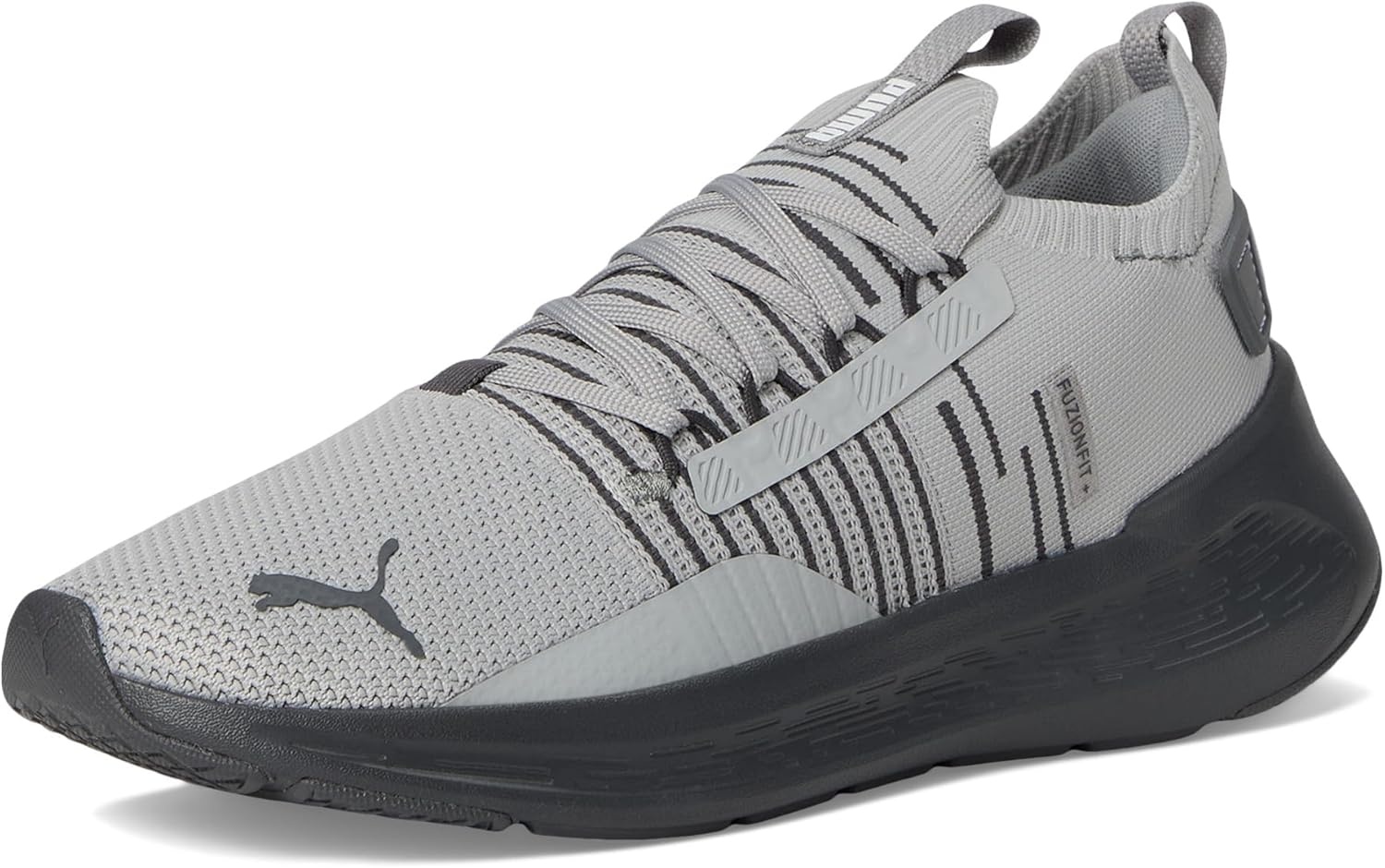 image:imagePuma Mens Softride Symmetry Fuzion Running ShoesGray EchoDusky GrayWhite