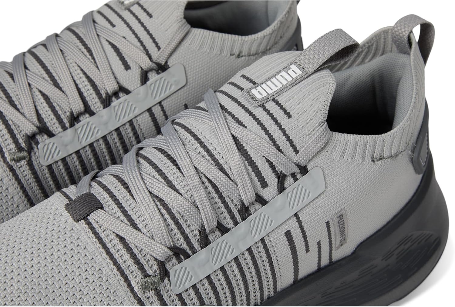 image:imagePuma Mens Softride Symmetry Fuzion Running ShoesGray EchoDusky GrayWhite