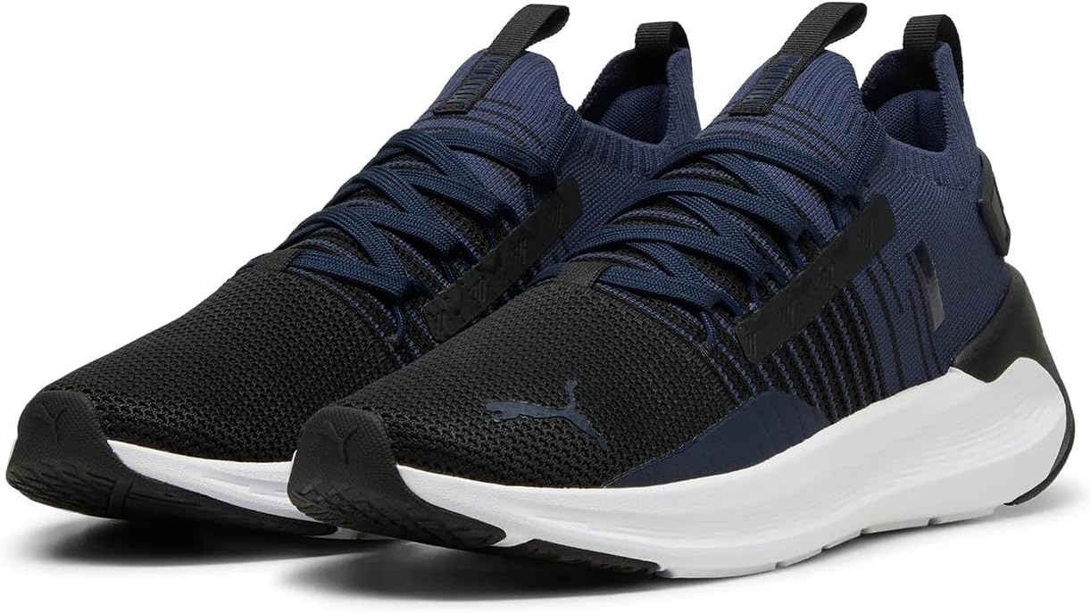 image:imagePuma Mens Softride Symmetry Fuzion Running ShoesPuma Black Club Navy Puma White