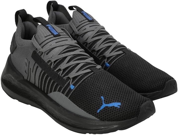 image:imagePuma Mens Softride Symmetry Fuzion Running ShoesPuma Black Cool Dark Gray Puma Team Royal