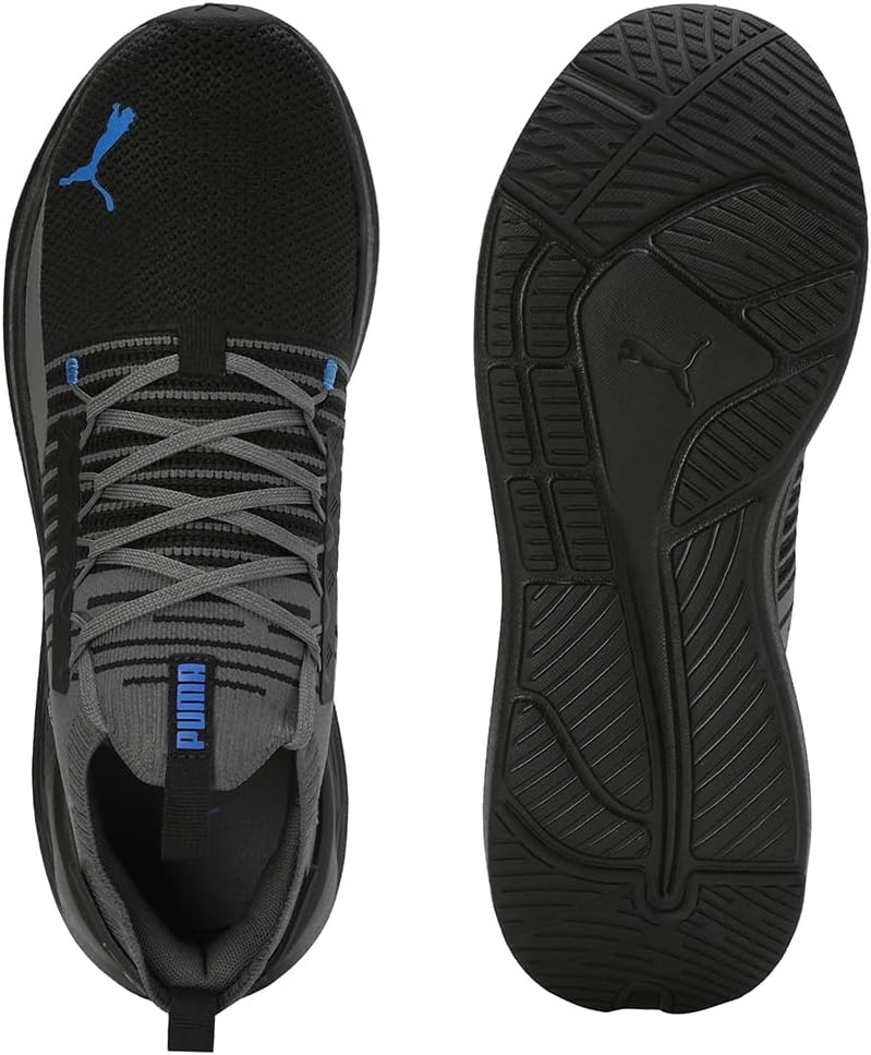 image:imagePuma Mens Softride Symmetry Fuzion Running ShoesPuma Black Cool Dark Gray Puma Team Royal