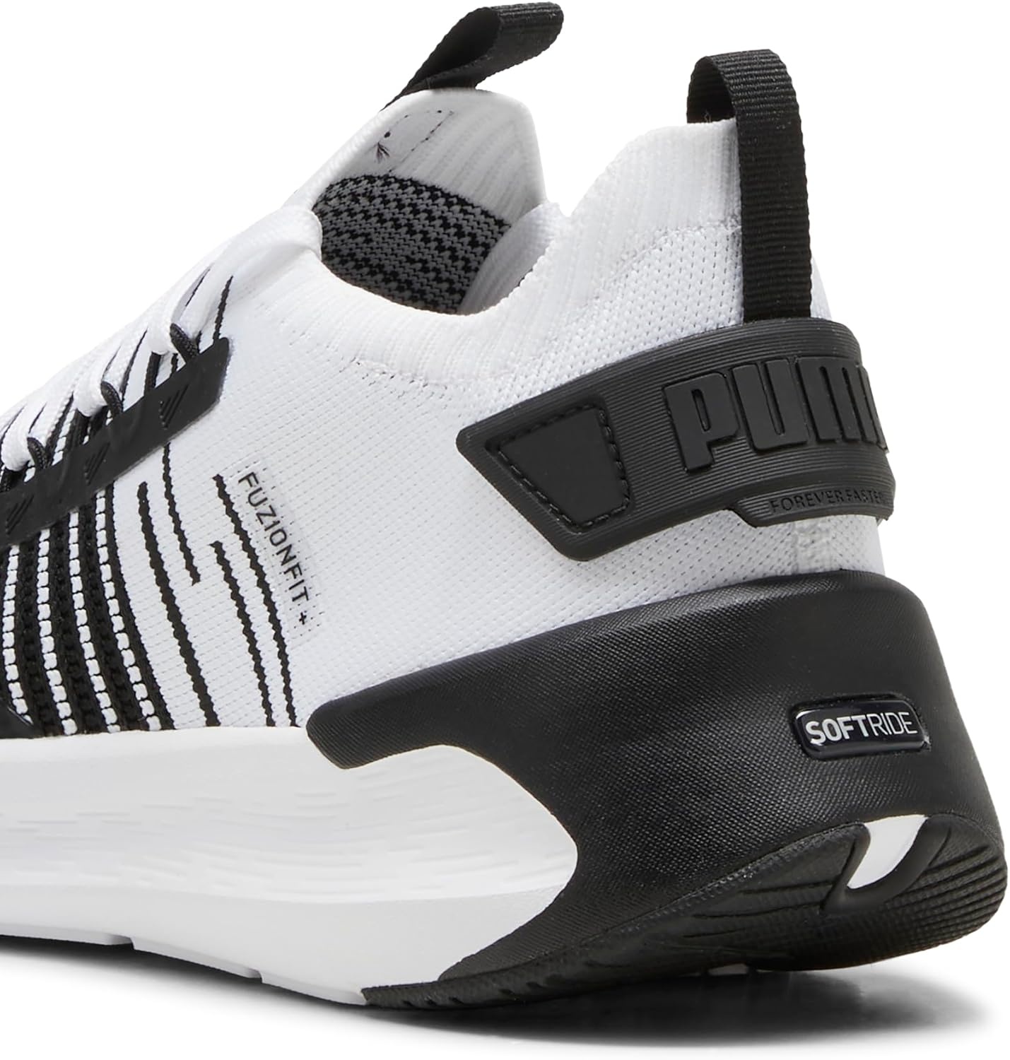 image:imagePuma Mens Softride Symmetry Fuzion Running ShoesPuma Black Cool Dark Gray Puma White