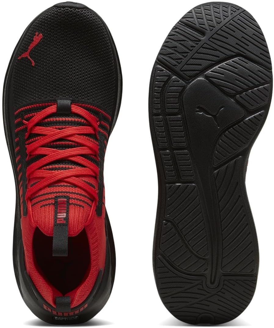 image:imagePuma Mens Softride Symmetry Fuzion Running ShoesPuma Blackfor All Time RedPuma White
